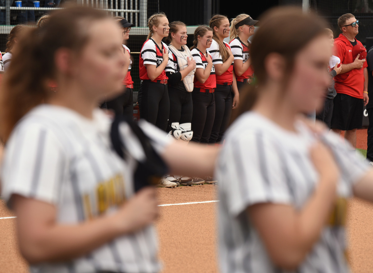 Lakeview Grant Union 2A:1A softball final Taylor Balkom 1
